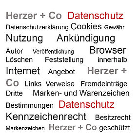 Datenschutzerklärung der Herzer + Co GmbH